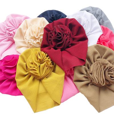 China Cozy Baby Kids Hat Elastic Baby Turban Hats for Infant Girls Ball Headwrap Beanie Hats for sale