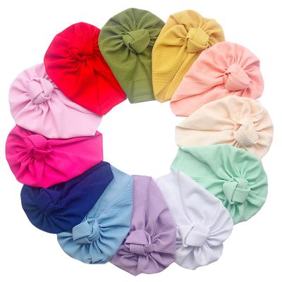 China Cozy Nylon Hair Bands Flower Girl Wrap Baby Head Turbans Headwear For Newborn Hair Accessories for sale