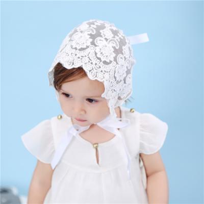 China Summer New Comfortable Hat Yard Baby Thin Babies Lace Up Hat Children's Sun Protection Hat for sale