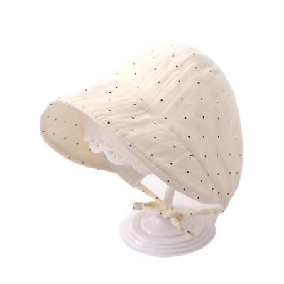 China Cozy Princess Hat Baby Kids Cotton Hat Spring and Summer Lace Yard Hat for sale