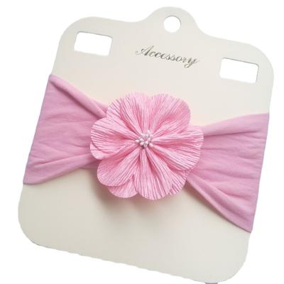 China Friendly Material Nylon Headband For Baby Hairband Baby Bow Headband Set Hair Accessories for sale