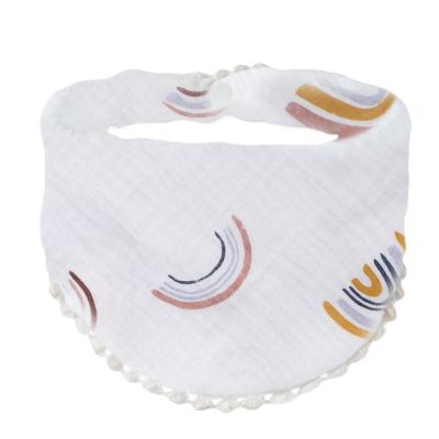 China Cotton Baby Friendly Material Soft Organic Bibs For Girls Baby Bandana Drool Bibs Bandana Bib Drooling Cloth for sale