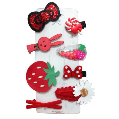 China Cute cartoon new friendly material girls hair cut lovely children hairpins headband barrettes shapes hair accessories for sale