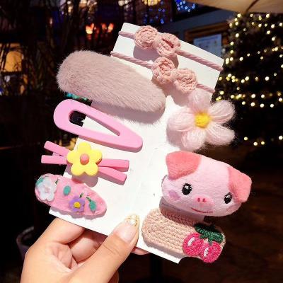 China New Toddlers Kids Baby Kids Friendly Material Cute Cartoon Colorful Hair Clips Hair Clips Accessories For Girls Hair for sale