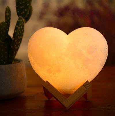 China Modern Christmas Decorations 2022 3color 10/12/15cm USB Modeling Light Romantic 3d Love Heart Lamp Child Birthday Gift Led Night Lights for sale