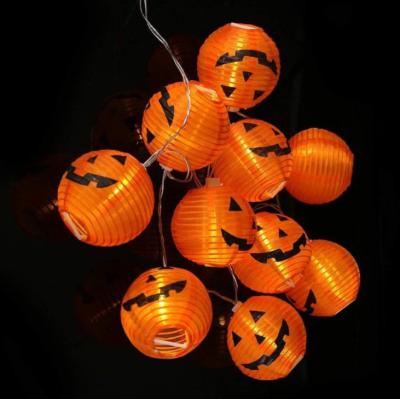 China C6 Halloween Decoration LED String Lights Lantern Party Home Outdoor Halloween Day Party Decorations Pumpkin Garland Light for sale