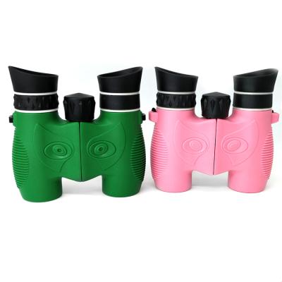 China Pink Green Color Background Cute 10x22 Binoculars Telescope For Kids YKB07 for sale