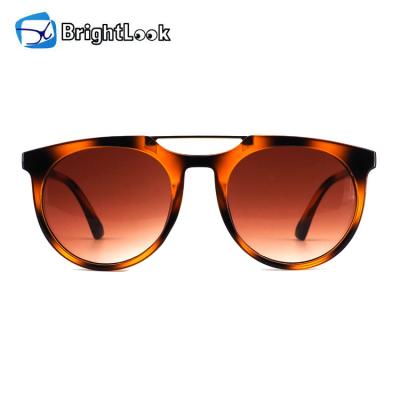 China Comfort Brightlook Factory Directly Sell Men Women Classic Metal Frame Metal Bar Sun Glasses Plastic Unisex Sunglasses for sale