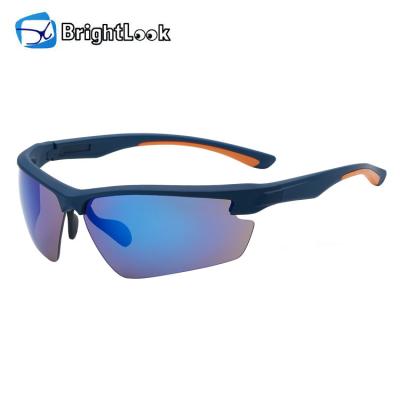 China Newcomer Brightlook comfort/men injection OEM half frames /volleyball/basketball football double bike sports eyewear sunglasses for sale