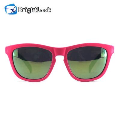 China Ease 2020 New Fashion Custom Printed Hot Selling Classic Style UV400 Kids Plastic Sunglasses for sale