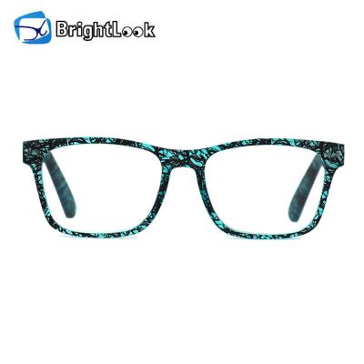 China New Fashion Thin Hot Printing Plastic Brightlook Reading Glasses for sale