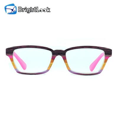 China Brightlook Slim New Fashion Hot Selling Plastic Reading Glasses for sale