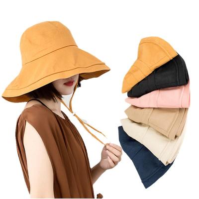 China Newest Fashion Wholesale Men Women Comfort Edge Fisherman Hat For Sun Hat For Sun Material Breathable Multiple Color Large Cotton for sale