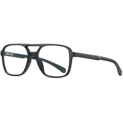 China Blue glass light men adjust large optical square optical ultralight blue light men women tr90 computer eyewear anti for sale