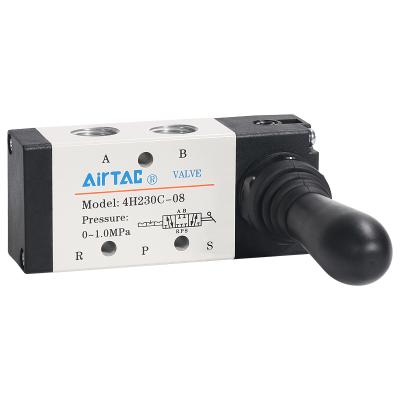 China AIRTAC 4H/4HA230C/330C/230E/330E-06/08/10 universal manual valve reversing valve solenoid valve for sale