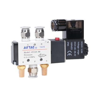 China AIRTAC 4v110-06 220V 24V Universal Electronic Coil Control Valve Air Gas Solenoid Valve for sale