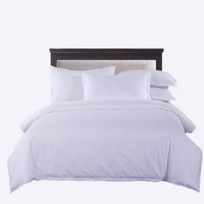 China Nondisposable Cotton Hotel Set Guest Room Pure White Four-Piece Cotton Product Fabric Hotel Sheet Quilt Cover Pillowcase Bedding Set for sale