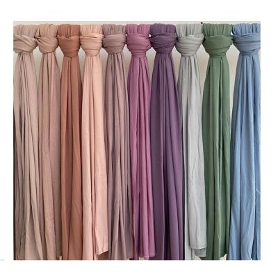 China Cotton Fashion Cotton Tank Top Women Hijab Scarf Shawl Plain Modal Muslim Soft Tie Turban Head Wraps For Women Hijab Ready 170x70cm for sale