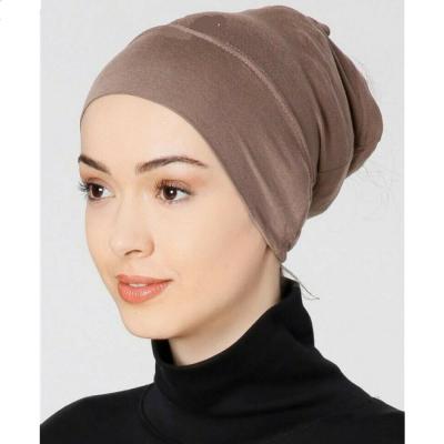 China Cotton Hijab Women Cotton Hijab Headband Female Tube Stretch Turban Underscarf Muslim Islamic Cap Ready Soft Modal Inner Hijab Headband Tube for sale