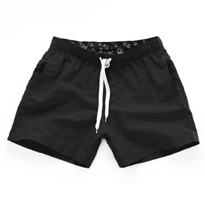 China Anti-Wrinkle Boardshorts Shorts Men Quick Dry Breathable Summer Thigh Length Plus Size Shorts Male Solid Drawstring Beach Shorts Men for sale