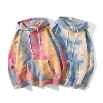 China Wholesale Fashion Street Custom Mens Tie Dye Breathable Hoodies And Sweatshirts Manufacturer for sale