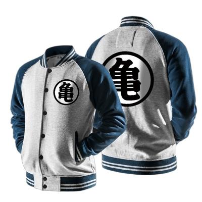 China New Cartoon Reversible Hoodies Men's Dragon Ball Z Clothing Jackets Jaquetas Chaqueta Veste Chaquetas De Clothes Dragon Ball Vests for sale