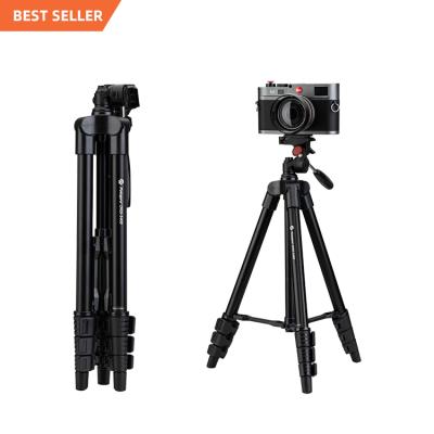 China Fotopro Hot Selling Fotopro Hot Sale OEM ODM Digital Camera Smartphone Holder Professional Lightweight Aluminum 3 Way Universal Tripod for sale