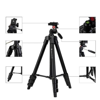 China Fotopro Portable Flexible Head Three Way Professional Photography Lightweight Compact Tripod For DSLR Camera for sale