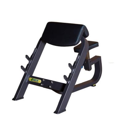 China Shandong DFT Indoor Fitness Preacher Bench Gym Machine KJ-1247 Laid Preacher Loop Bench for sale