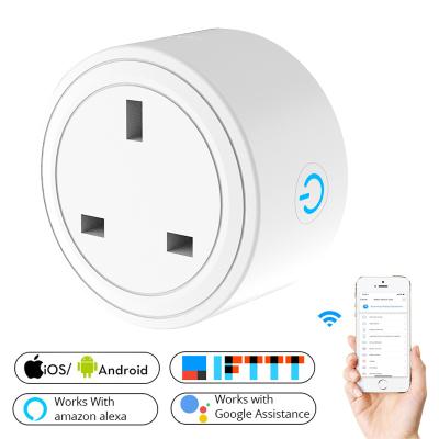 China Residential / Multipurpose WiFi Smart Home UK Standard Smart Power Socket For Home Automation Use for sale