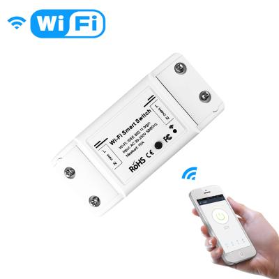 China APP tuya APP remote control wireless switch smart WiFi breaker works with echo Alexa smart life for sale