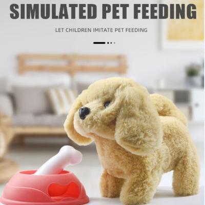 China Portable Cute Electric Plush Design Kids Cute Dog Plush Toy Maker With Sound for sale