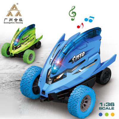 China Diecast Toy Sound Light Simulation Boys Children Toys Model Boys Game Children's Inertia Toy Car Die Cast Stunt Car for sale