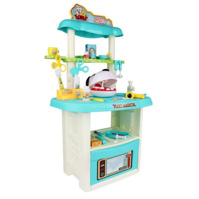 China Satisfy Children Experience Simulated Dentist Learn Pretend Play and Preschool Doctor Pet Dentistry Pet Toys 50*33*78CM for sale