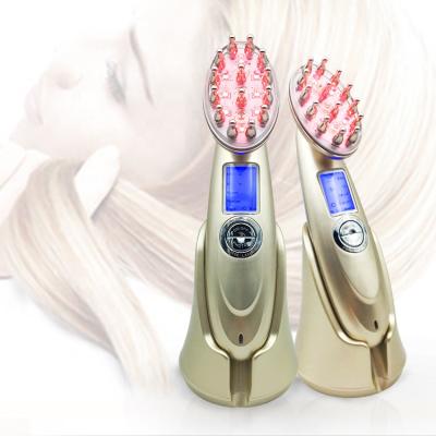 China USB Cable To Charge Massager Power Portable Electric Hair Grow Comb USB 630-650nm Red Light Laser Hair Growth Comb Laser Hair Growth Comb for sale