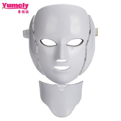 China Acne Face Mask Treatment Led Therapy Photon Skin Rejuvenation Led Neck Mask Beauty for sale