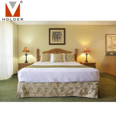 China Simple Modern Hotel Bed Room Furniture Small Apartment Furniture Apartment Hotel Bedroom Furniture for sale