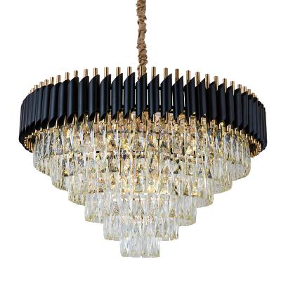 China Newest Popular Postmodern Unique Modern Classic Crystal Luxury Chandelier Living Room Pendant Lamp Lighting LED for sale