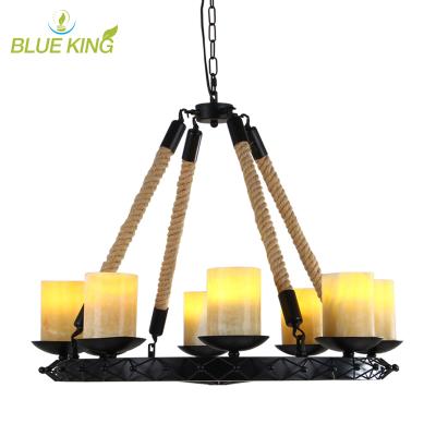 China Large Minimalist Simple American Spanish Marble Lamp Hotel Lobby Metal Chandelier Lighting With Sconce for sale