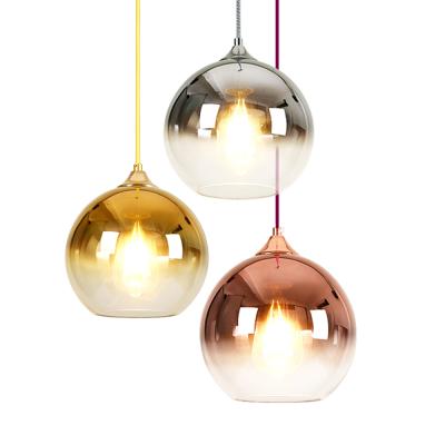 China modern home restaurant fancy living room decoration lights modern home fancy living room techo lamparas globe glass pendant light for sale