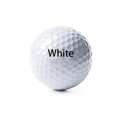 China Custom Hot Selling Synthetic Rubber Colorful White 12 Pack Driving Range Golf Practice Ball for sale