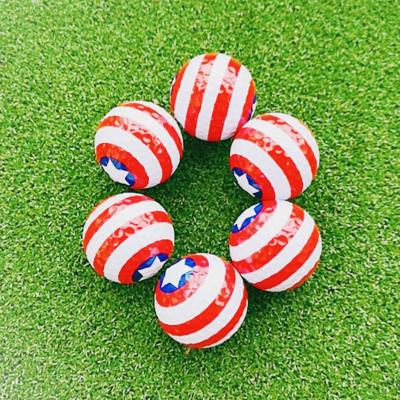 China Hot Sale Professional Golf Ball Top Flight Synthetic Rubber High Quality Custom Golf Balls for sale