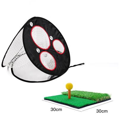 China Nylon Outdoor Golf Training Aids Cage Cage Golf Practice Mats And Nets For Home for sale