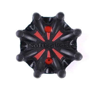 China Golf Accessories Factory Direct Sale Special Golf Studs Black And Iron Red Screw Head Studs Golf Shoe Spikes for sale