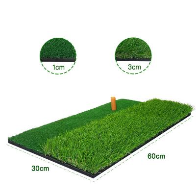 China Nylon + PP Grass + Rubber Factory Direct Sales A7 Style Portable Golf Putting Mat Indoor Mini PP Green Grass Practice Mats Golf for sale