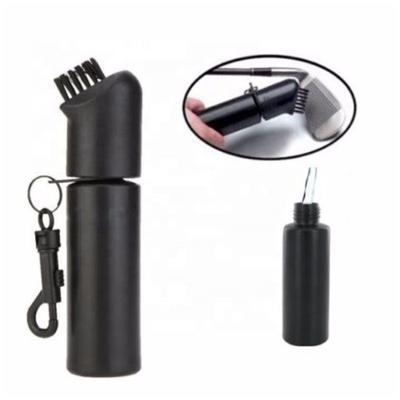 China Modern Golf Accessories Golf Cleaning Brush Water Spray Ball Brush Water Storage Black Cleaning Brush for sale