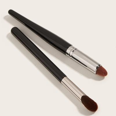 China Angular Blush 2Pcs Makeup Brush Kabuki Face Nose Powder Base Tool Kits Professional High End Contour Concealer Beauty Blending Brush for sale