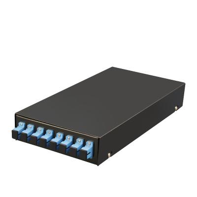 China Fiber Optic Desktop Type SC LC FC St 8 Ports Termination Box FTTH FTTB FTTX Network Patch Panel Box Fiber Optic Cable Splice Box for sale