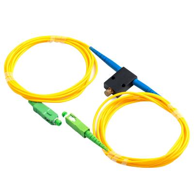 China FTTX FTTH Fiber Optic Online Adjustable Attenuator With SC APC Connector for sale