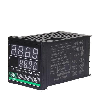 China CH102 Dual Relay Two Output SSR and Relay Output Intelligent LCD Digital PID Temperature Controller Digital Thermostat CH102-Relay for sale